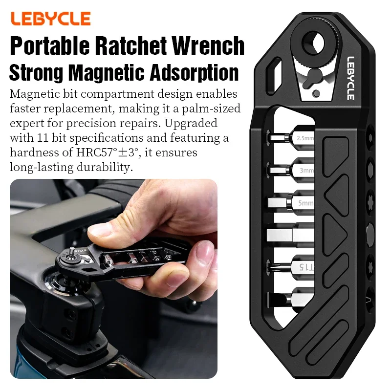 Bike Multifunctional Portable Ratchet Wrench Bike Reverse Ratchet Screwdriver Elbow Flat Head Wrench Cross Screwdriver
Bike Multifunctional Portable Ratchet Wrench Bike Reverse Ratchet Screwdriver Elbow Flat Head Wrench Cross Screwdriver