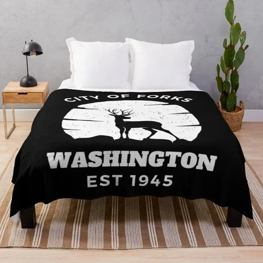 City Of Forks Washington Est 1945 Tees, City of Forks Est 1945 gift, Forks high school, Nature - City Of Washingto Throw Blanket
City Of Forks Washington Est 1945 Tees, City of Forks Est 1945 gift, Forks high school, Nature - City Of Washingto Throw Blanket