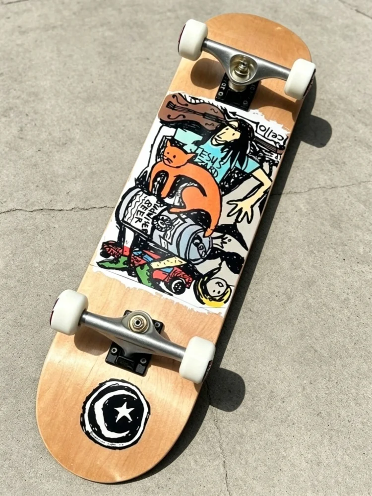 Brand Discount Foundation Skateboard 8 in Maple Double Concave Deck Double Kick Skateboard Street Skateboard Longboard Complete
Brand Discount Foundation Skateboard 8 in Maple Double Concave Deck Double Kick Skateboard Street Skateboard Longboard Complete
