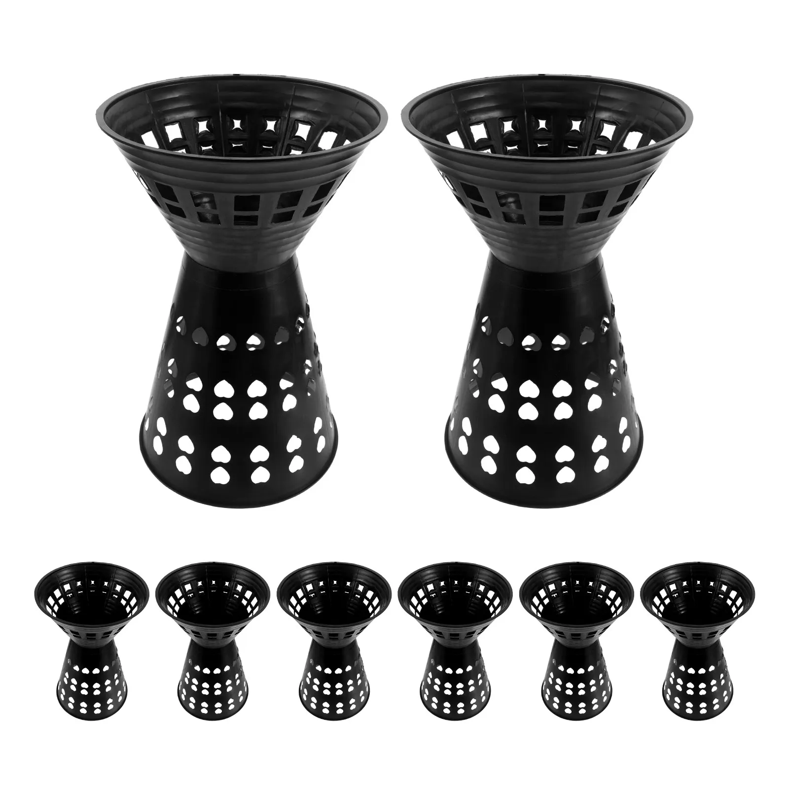 8Pcs Black Floral Arranging Cone for Bouquet Shaping Fresh Flower Packaging Ventilated Perforated Stem Separator DIY Wedding
8Pcs Black Floral Arranging Cone for Bouquet Shaping Fresh Flower Packaging Ventilated Perforated Stem Separator DIY Wedding