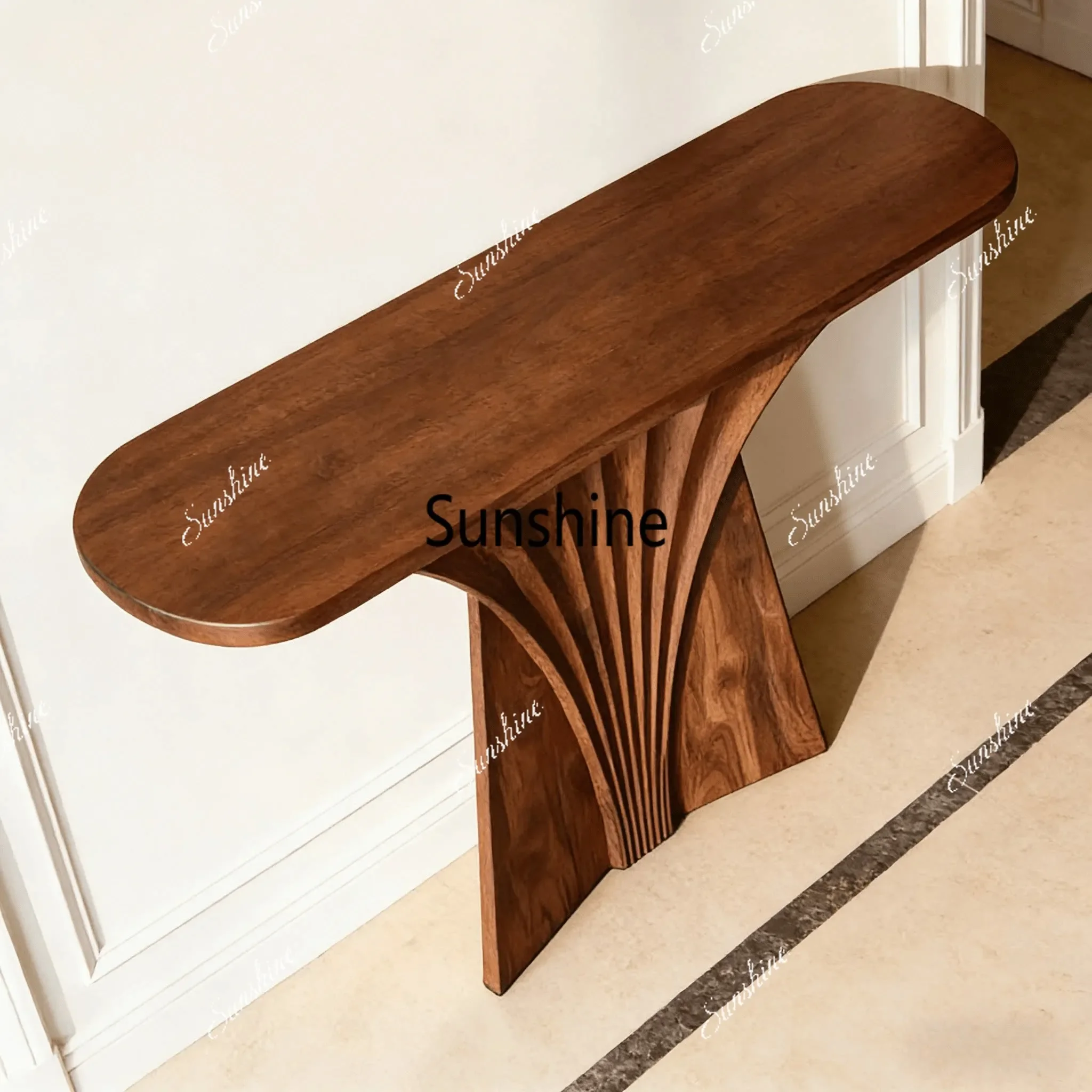 New Chinese-style entrance platform Italian light luxury all-solid wood end-view platform Entry foyerTJ
New Chinese-style entrance platform Italian light luxury all-solid wood end-view platform Entry foyerTJ
