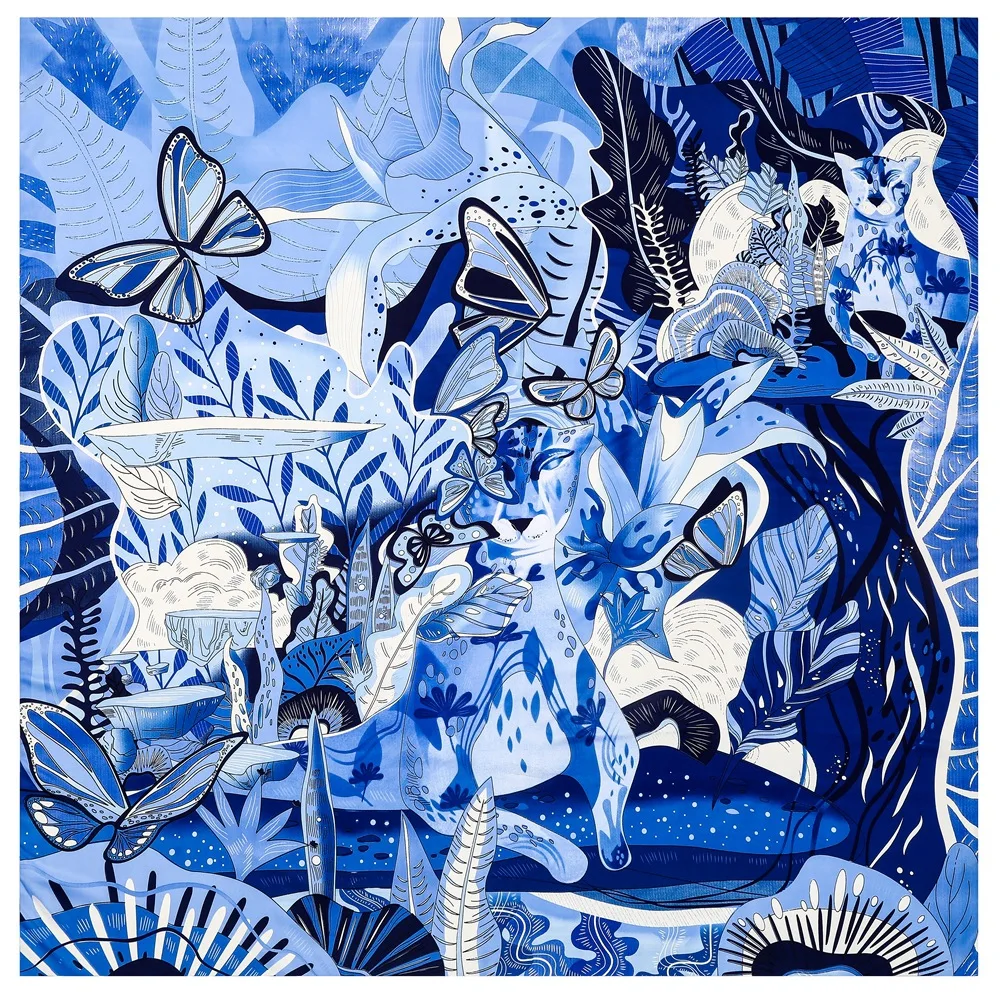 2024 Silk Scarf Women Large Shawls Graffiti 130CM Square Scarves Wraps Bandana Luxury Kerchief Hijab Scarf Female Foulards
2024 Silk Scarf Women Large Shawls Graffiti 130CM Square Scarves Wraps Bandana Luxury Kerchief Hijab Scarf Female Foulards