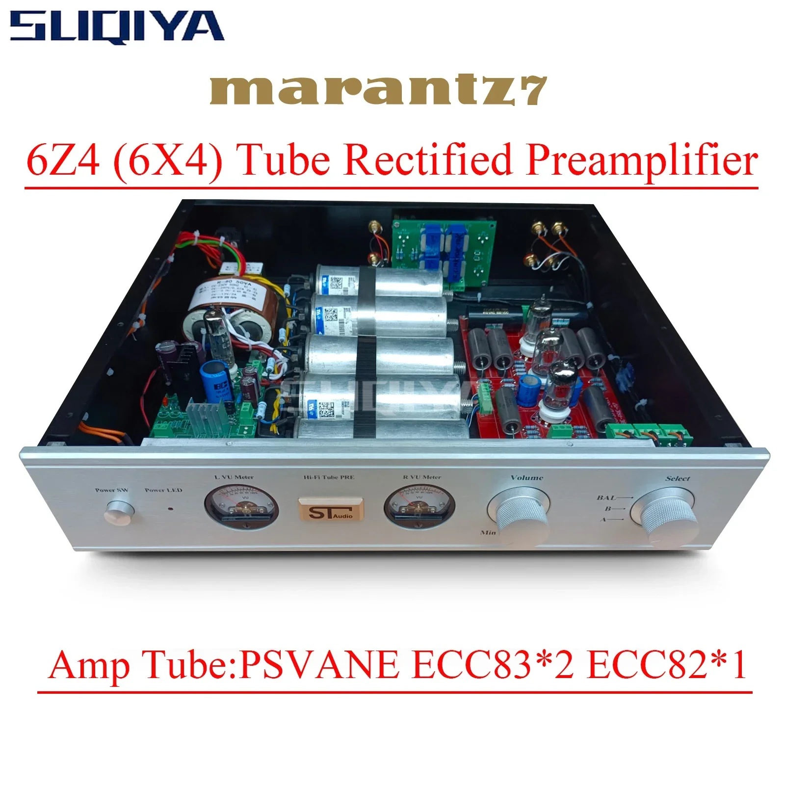SUQIYA-High Pressure Oil Immersed Capacitor Marantz M7 FET 2SK1170 12AX7 Tube Preamp 6X4 12AU7 Tube Preamplifier Amplifier Audio
SUQIYA-High Pressure Oil Immersed Capacitor Marantz M7 FET 2SK1170 12AX7 Tube Preamp 6X4 12AU7 Tube Preamplifier Amplifier Audio