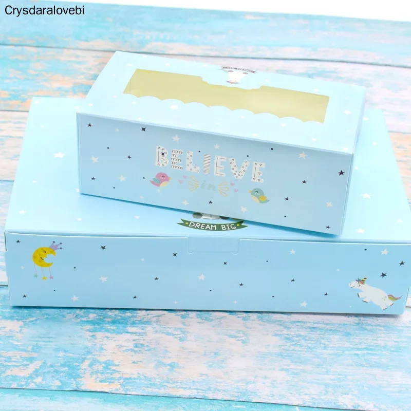40Pcs Unicorn Gift Paper Box Kids Birthday Wedding Party Kraft Paper Box With Window Cake Packaging Candy Cookies Cupcake Boxes
40Pcs Unicorn Gift Paper Box Kids Birthday Wedding Party Kraft Paper Box With Window Cake Packaging Candy Cookies Cupcake Boxes