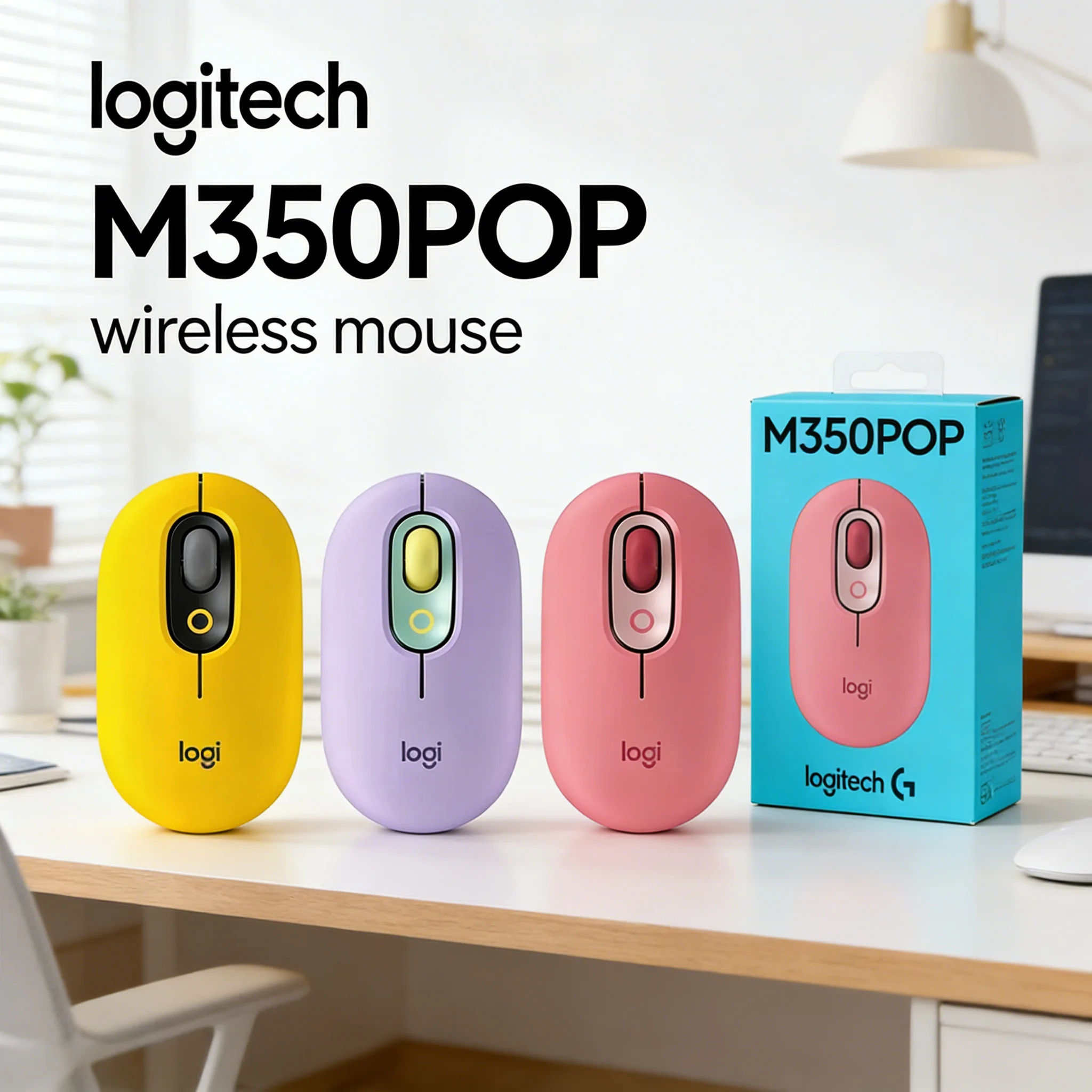 Мышь Logitech POP Pebble M350: тонкий дизайн, легкий вес, портативность, экономия места на столе
Мышь Logitech POP Pebble M350: тонкий дизайн, легкий вес, портативность, экономия места на столе