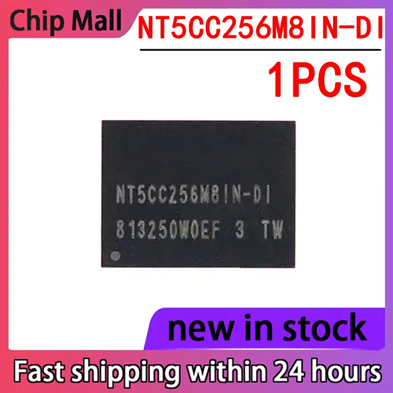 1PCS New NT5CC256M8IN-DI Package BGA DDR3 2Gbit 256M Memory Chip in Stock
1PCS New NT5CC256M8IN-DI Package BGA DDR3 2Gbit 256M Memory Chip in Stock