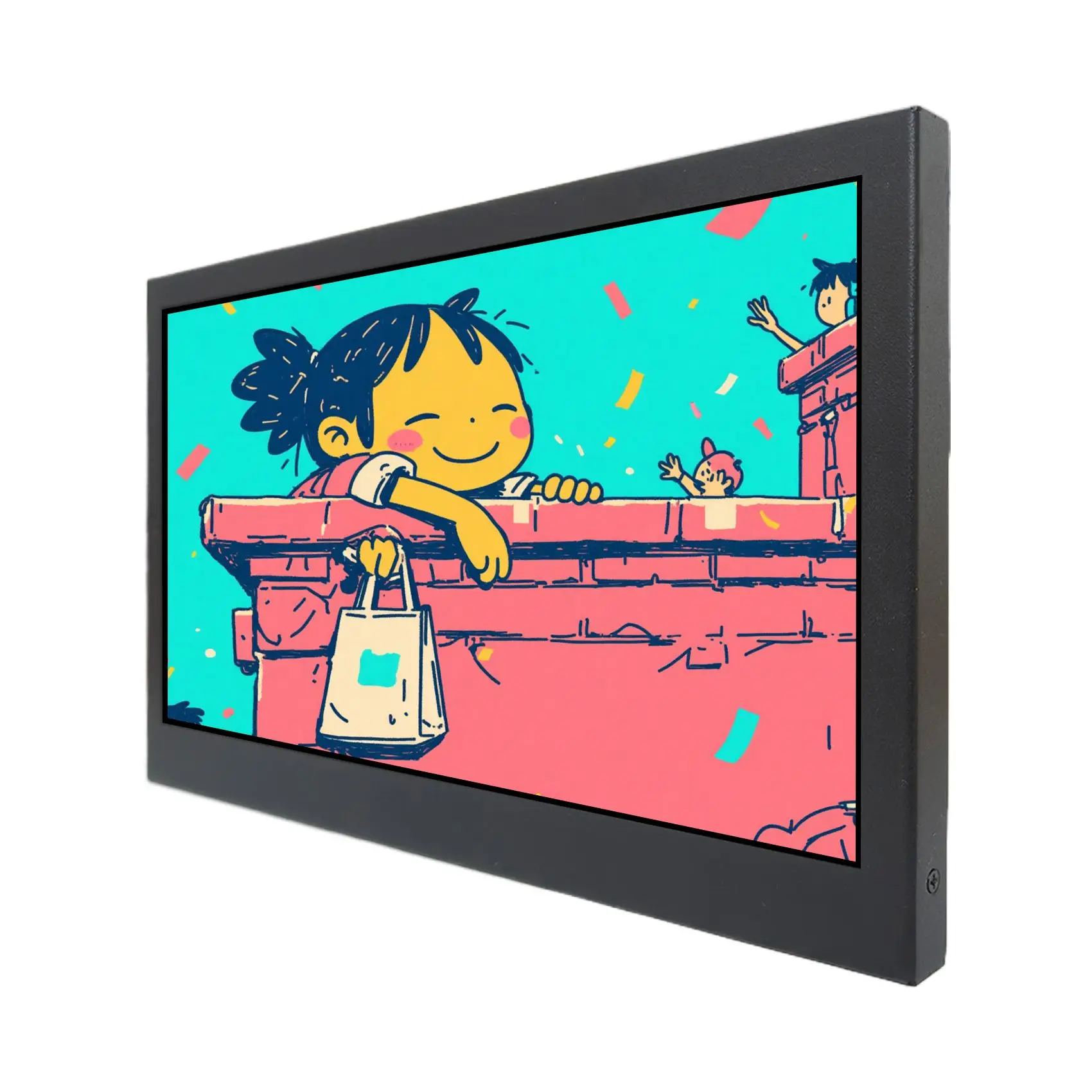 9inch 1280x720 900nits OutDoor LCD Monitor IPS LCD Screen Black Metal Case
9inch 1280x720 900nits OutDoor LCD Monitor IPS LCD Screen Black Metal Case