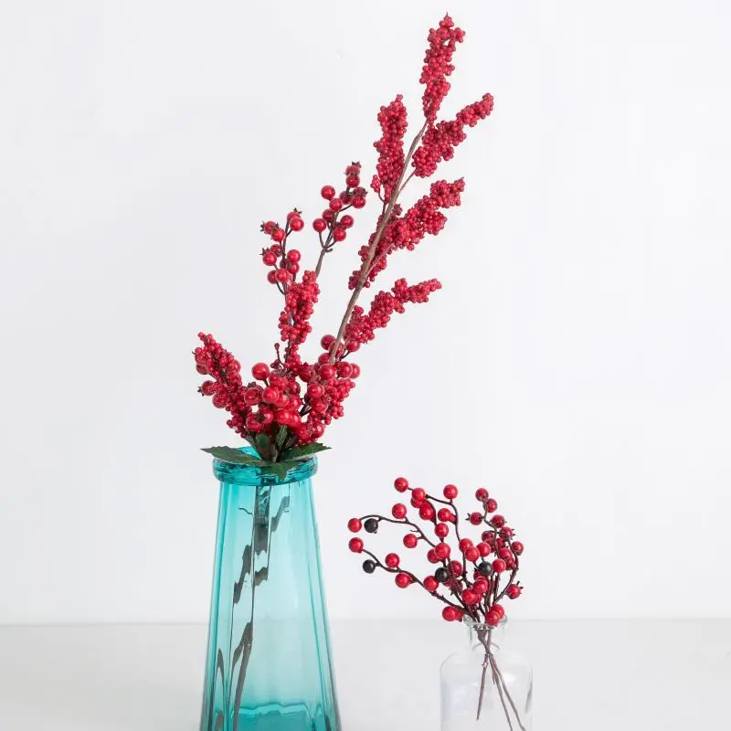 96cm Red Christmas Berry Artificial Pine Cone For Christmas Decoration Artificial Flower Room Garden Flower Arrangement DIY
96cm Red Christmas Berry Artificial Pine Cone For Christmas Decoration Artificial Flower Room Garden Flower Arrangement DIY