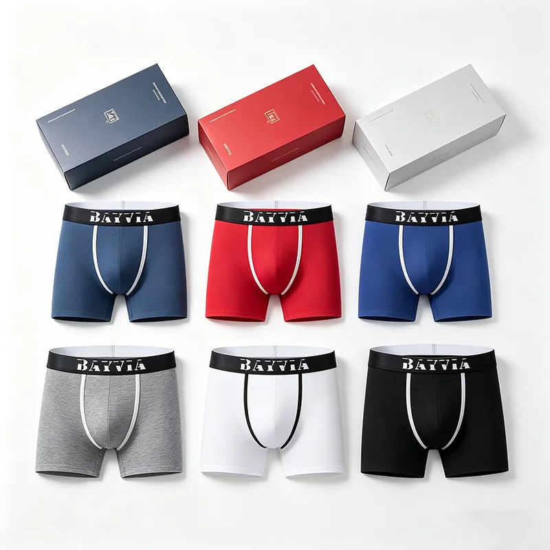 Bayvia 7Pack Men's Trunks Soft Cotton Boxer Briefs Breathable Stretch Underwear Mid Waist Solid Color For Gym Fitness Workout
Bayvia 7Pack Men's Trunks Soft Cotton Boxer Briefs Breathable Stretch Underwear Mid Waist Solid Color For Gym Fitness Workout