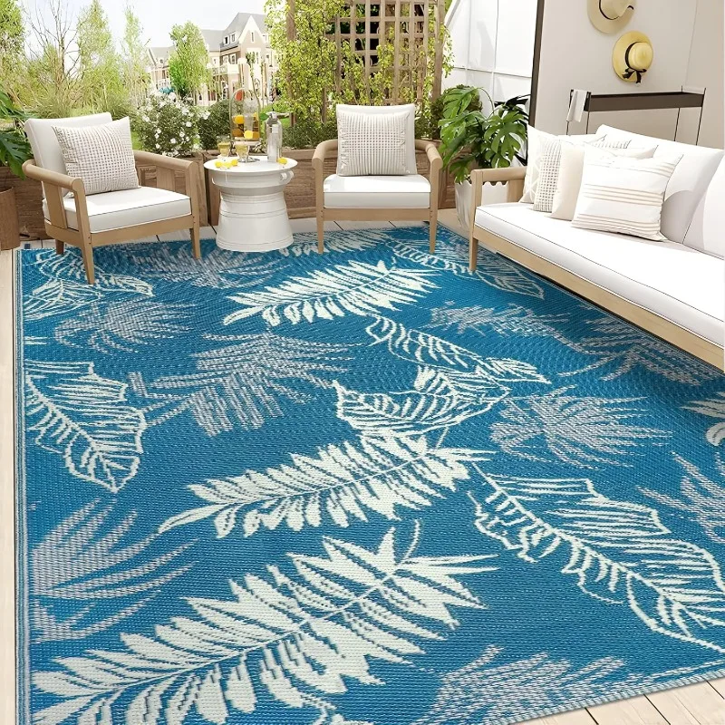 Outdoor Rug Waterproof 6x9 ft, Reversible Outdoor Plastic Straw Rug, Large Outdoor Carpet Patio Rug for RV Camping
Outdoor Rug Waterproof 6x9 ft, Reversible Outdoor Plastic Straw Rug, Large Outdoor Carpet Patio Rug for RV Camping