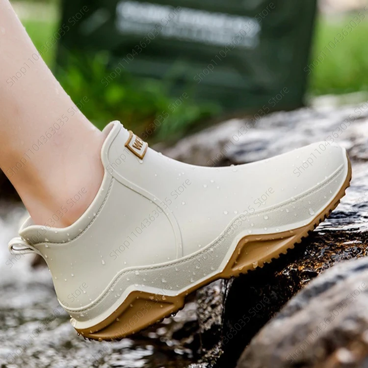 Fashion Couple's Outdoor Rain Boots New Men High Top Hiking Fishing Water Shoes Anti-slip Chef Work Ankle Boots Waterproof Shoes
Fashion Couple's Outdoor Rain Boots New Men High Top Hiking Fishing Water Shoes Anti-slip Chef Work Ankle Boots Waterproof Shoes