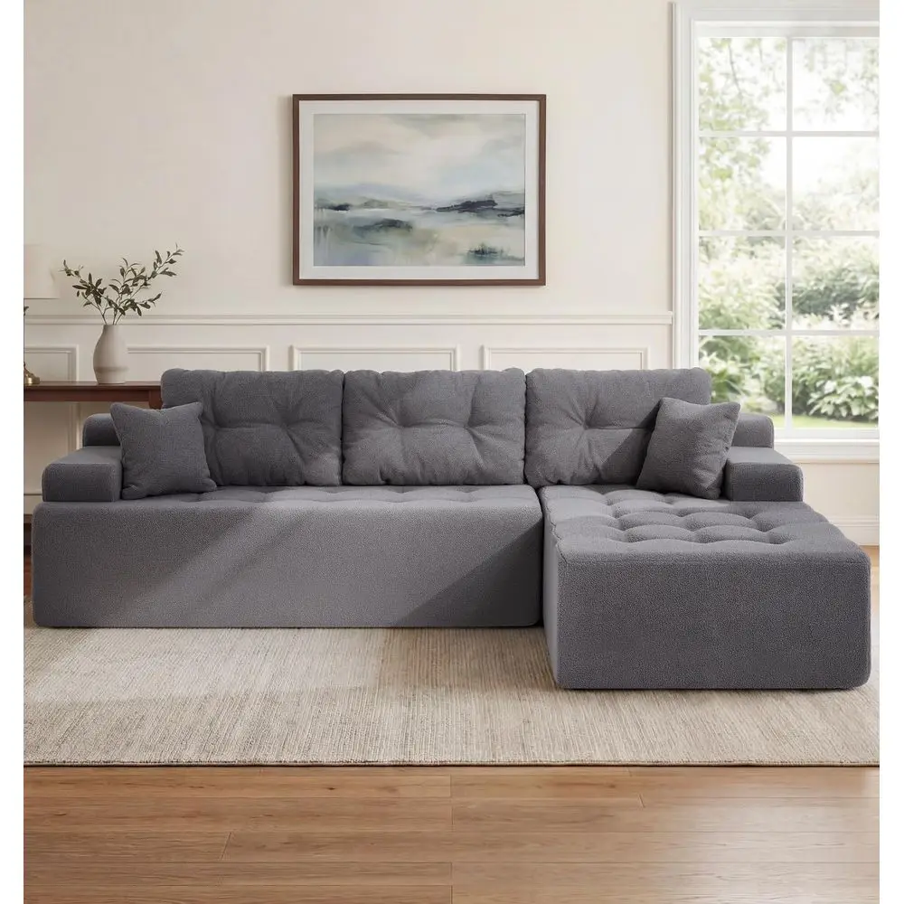 96 Boneless Couches for Living Room Modular Cloud Sectional Sofa with Side Pocket No Assembly Memory Foam Couch L Shape Sofa wi
96 Boneless Couches for Living Room Modular Cloud Sectional Sofa with Side Pocket No Assembly Memory Foam Couch L Shape Sofa wi