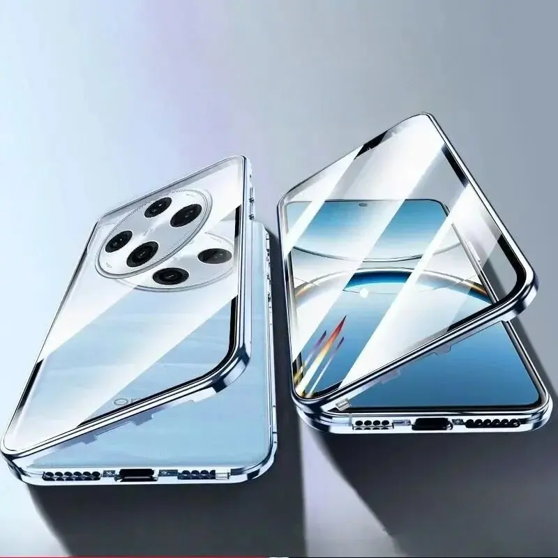 Double Sided Tempered Glass Phone Case For OPPO Find X8 X9s X9 X5 Pro Full Lens Protection Cover Metal Magnetic Bumper Cases
Double Sided Tempered Glass Phone Case For OPPO Find X8 X9s X9 X5 Pro Full Lens Protection Cover Metal Magnetic Bumper Cases