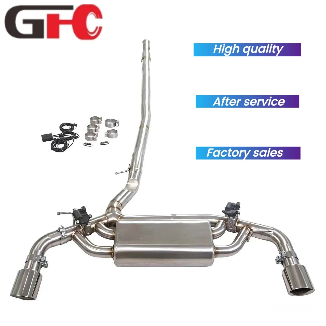 Exhaust Pipe Compatible for 2020 BMW M135 2.0T F40 with 304 SUS High-performance Catback Valvetronic Exhaust System Muffler
Exhaust Pipe Compatible for 2020 BMW M135 2.0T F40 with 304 SUS High-performance Catback Valvetronic Exhaust System Muffler