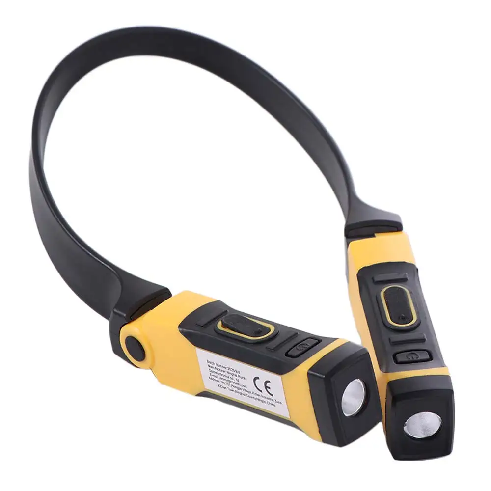 Rechargeable LED Neck Light Bendable Arms Two Brightness Levels Work Light Long-lasting 2 Modes Neck Flashlight Repairing
Rechargeable LED Neck Light Bendable Arms Two Brightness Levels Work Light Long-lasting 2 Modes Neck Flashlight Repairing