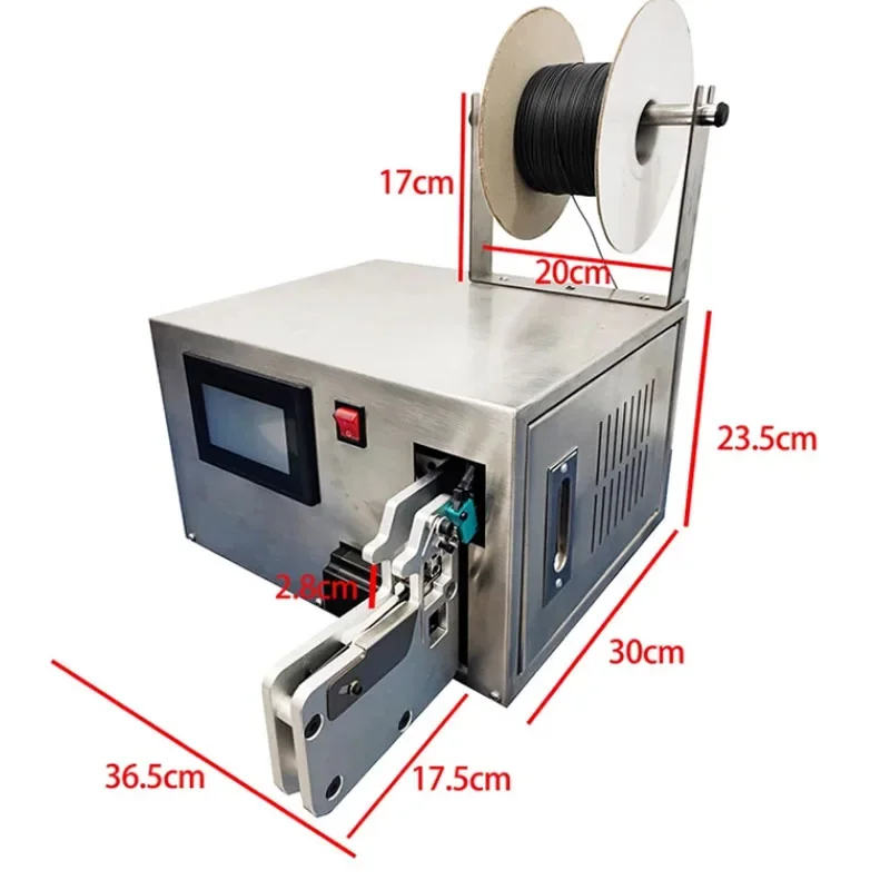 Stainless Steel Automatic Golden Wire Tying Machine Touch Screen Cable Binding Machine for Candy Bread Fruit Bag
Stainless Steel Automatic Golden Wire Tying Machine Touch Screen Cable Binding Machine for Candy Bread Fruit Bag