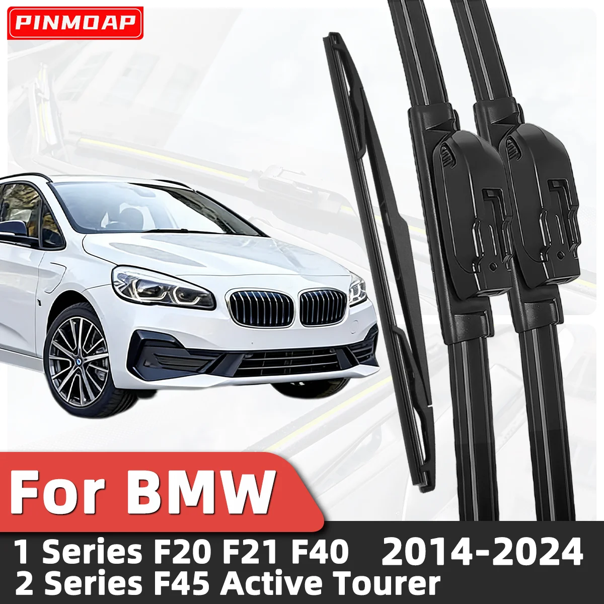 PINMOAP 1/3PCS Front Windshield Wiper Suitable For BMW 1 Series F20 F21 F40 2 Series F45 Active Tourer 2014-2024 Car Parts
PINMOAP 1/3PCS Front Windshield Wiper Suitable For BMW 1 Series F20 F21 F40 2 Series F45 Active Tourer 2014-2024 Car Parts