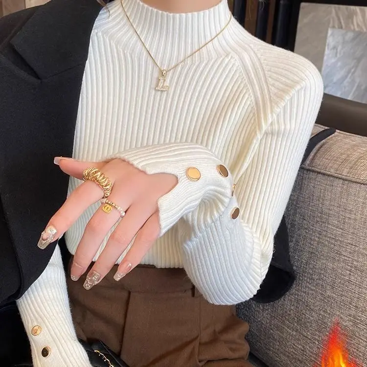 Свитера Джемперы Женский топ с длинными рукавами из чистой шерсти Укороченный v-образный вырез Сексуальный вечерний нежный пуловер с деталями Pointelle Soft OL
Свитера Джемперы Женский топ с длинными рукавами из чистой шерсти Укороченный v-образный вырез Сексуальный вечерний нежный пуловер с деталями Pointelle Soft OL