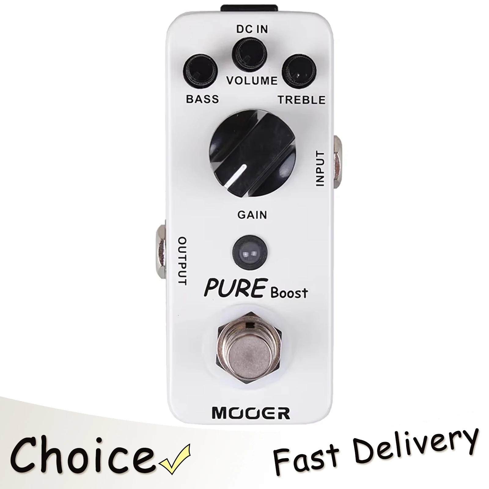 MOOER Pure Boost Guitar Effect Pedal Clean Boost Pedal True Bypass Full Metal Shell Mini Pedal Electric Guitar Accessories
MOOER Pure Boost Guitar Effect Pedal Clean Boost Pedal True Bypass Full Metal Shell Mini Pedal Electric Guitar Accessories