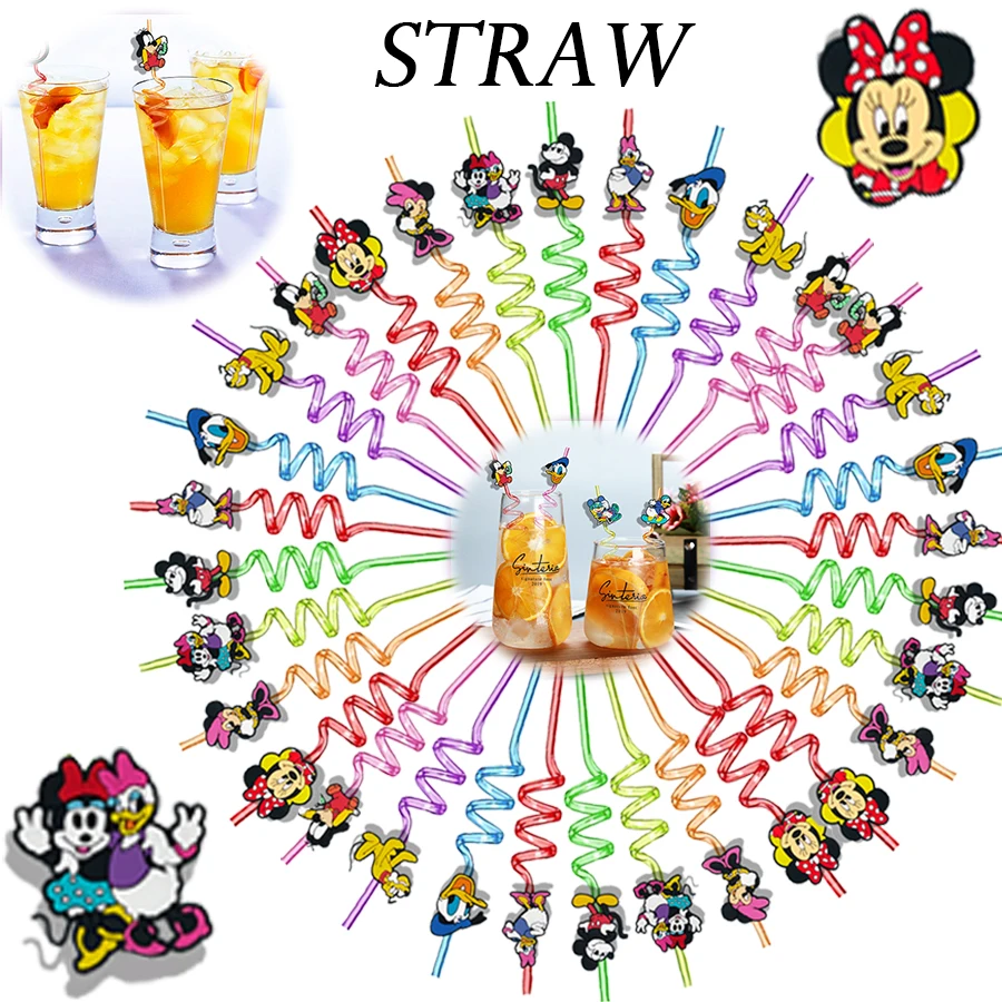 6/12/18 шт., многоразовые трубочки для питья с рисунком Минни Маус, вечерние сувениры для здоровья ребенка, украшения на день рождения, рождественские подарки
6/12/18 шт., многоразовые трубочки для питья с рисунком Минни Маус, вечерние сувениры для здоровья ребенка, украшения на день рождения, рождественские подарки