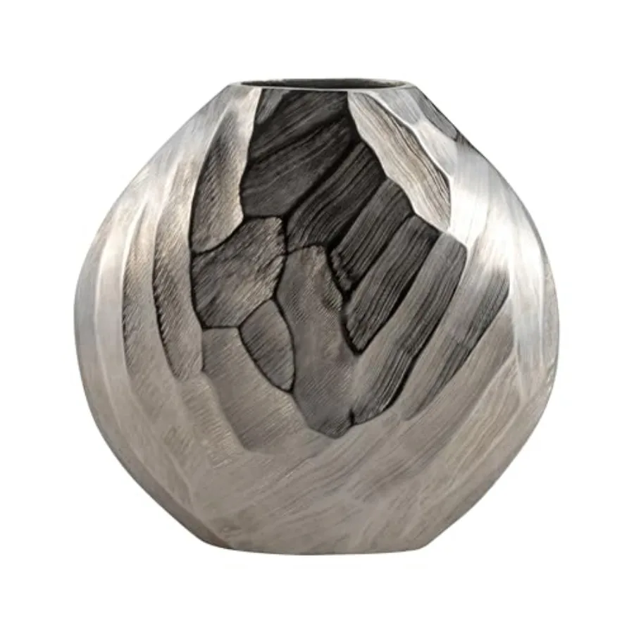 Flower Vase for Home Decor Modern Hammered Metal Accent, Decorative Centerpiece for Floral Arrangements on Dining Table, Coffee
Flower Vase for Home Decor Modern Hammered Metal Accent, Decorative Centerpiece for Floral Arrangements on Dining Table, Coffee