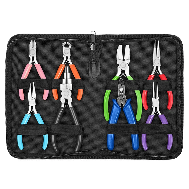 Jewelry Pliers, 8Pcs Jewelry Making Pliers Tools, Jewelry Making Pliers Tools, for Jewelry Repair, Wire Wrapping, Crafts
Jewelry Pliers, 8Pcs Jewelry Making Pliers Tools, Jewelry Making Pliers Tools, for Jewelry Repair, Wire Wrapping, Crafts