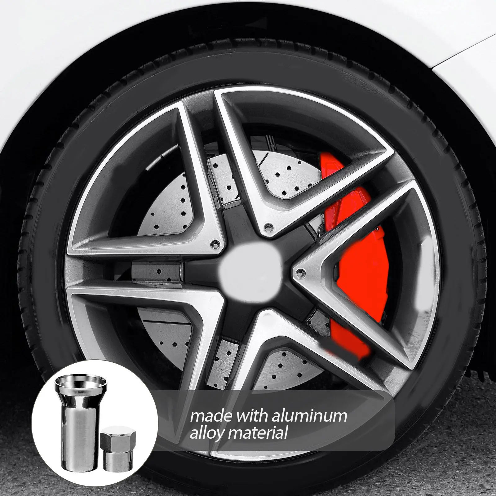 1Set Tire Valve Stem Caps and Sleeves Kit for Auto Car Truck Wheels Strong Universal Fit Stylish Look Valve Stem Safety
1Set Tire Valve Stem Caps and Sleeves Kit for Auto Car Truck Wheels Strong Universal Fit Stylish Look Valve Stem Safety