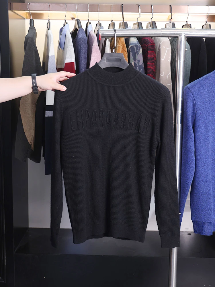 Comfortable High Ne Knitted Sweater for Men Spring Autumn Faionable All-Match Print f High Collar Long Sve Youthful
Comfortable High Ne Knitted Sweater for Men Spring Autumn Faionable All-Match Print f High Collar Long Sve Youthful