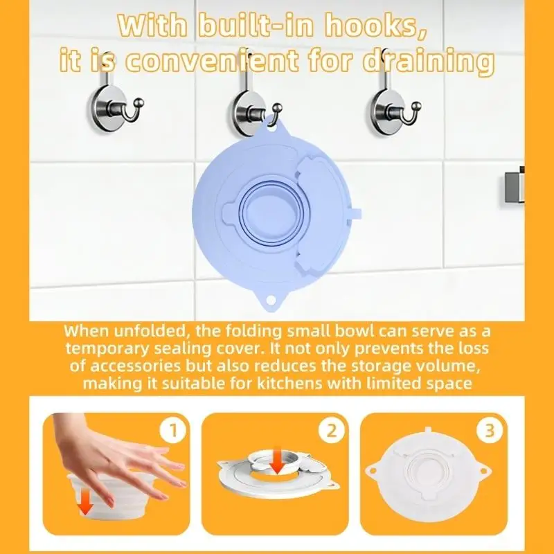 D0AB Multifunctional Silicone Mixer Accessories Spill Prevention and Measuring Bowl
D0AB Multifunctional Silicone Mixer Accessories Spill Prevention and Measuring Bowl