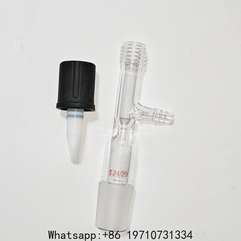 Gas liquid transfer joint 19 # 24 # grinding port vacuum valve adapter suction joint
Gas liquid transfer joint 19 # 24 # grinding port vacuum valve adapter suction joint