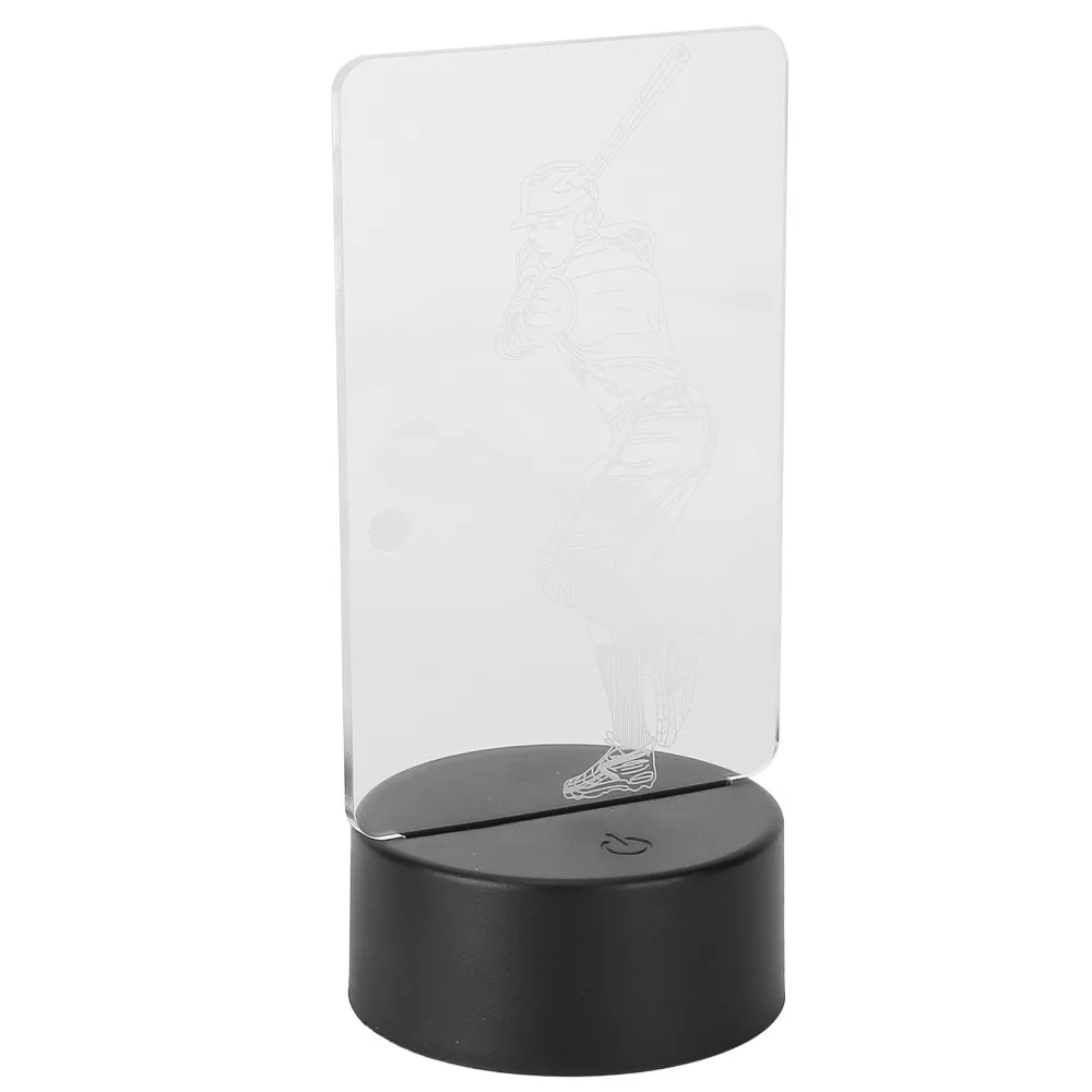 3 Dimensional Night Light 7 Colors Baseball Player Night Lamp LED Light Touch Control LED Decorative Night Lamp Baseball Fan
3 Dimensional Night Light 7 Colors Baseball Player Night Lamp LED Light Touch Control LED Decorative Night Lamp Baseball Fan