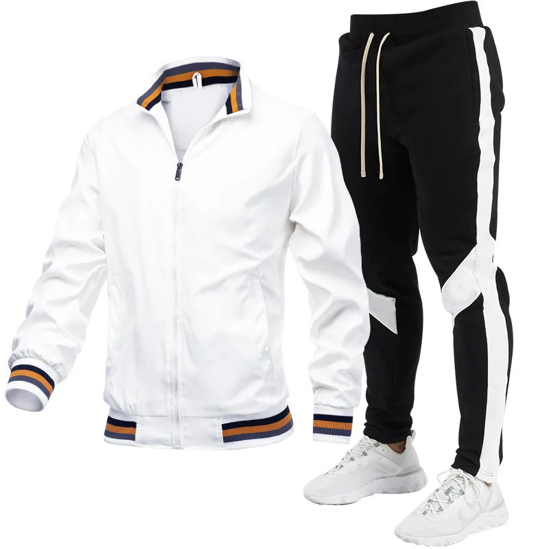 Street Running Sports Youth Jacket Patchwork Printed Sweatpants Set New in Men's Sets
Street Running Sports Youth Jacket Patchwork Printed Sweatpants Set New in Men's Sets