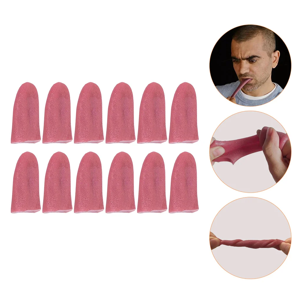 12Pcs Fake Tongue Model Tongue Toy Red Model Prank Gift Tongue Prank Maker Trick Kids Toys Halloween Party Festival Tricky Props
12Pcs Fake Tongue Model Tongue Toy Red Model Prank Gift Tongue Prank Maker Trick Kids Toys Halloween Party Festival Tricky Props
