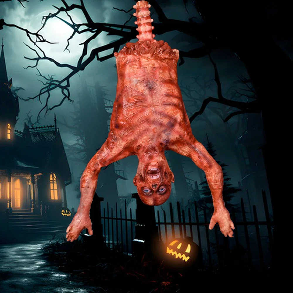 Halloween Decoration Scary Bloody Half Male Ghost Corpse Realistic Latex Human Body Halloween Decor Haunted House Horror Props
Halloween Decoration Scary Bloody Half Male Ghost Corpse Realistic Latex Human Body Halloween Decor Haunted House Horror Props