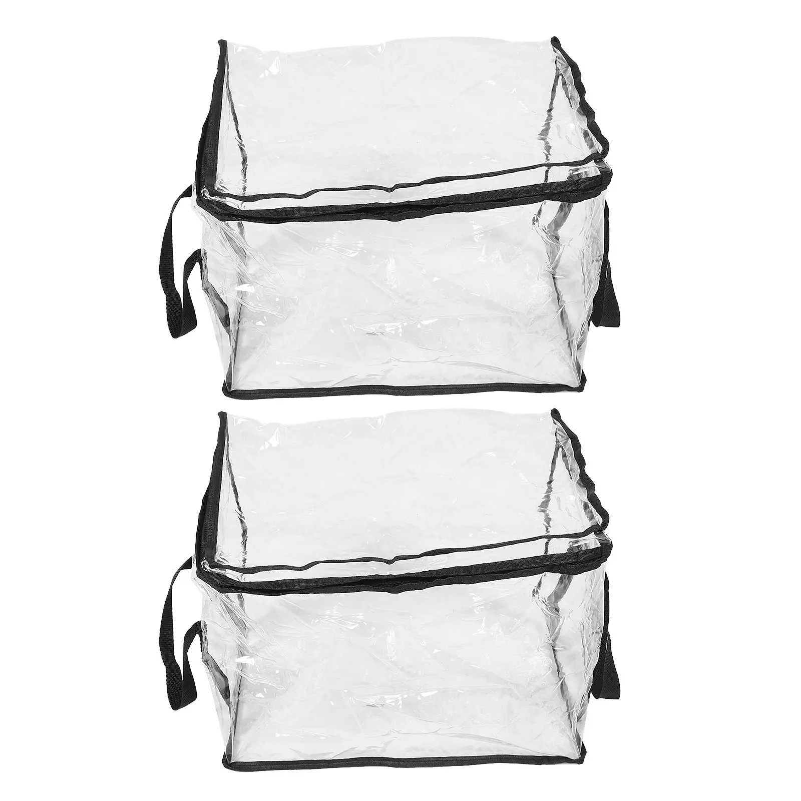 2Pcs Transparent PVC Book Organizer Box Clear Collapsible Study Storage Bag with Lid and Handle Document Organizer for School
2Pcs Transparent PVC Book Organizer Box Clear Collapsible Study Storage Bag with Lid and Handle Document Organizer for School