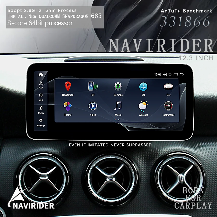 Сенсорный экран Android 13 2,8 ГГц для Mercedes Benz A Class CLA GLA 2016-2018 GPS Wi-Fi LTE BT с Carplay Android Auto Car Radio
Сенсорный экран Android 13 2,8 ГГц для Mercedes Benz A Class CLA GLA 2016-2018 GPS Wi-Fi LTE BT с Carplay Android Auto Car Radio