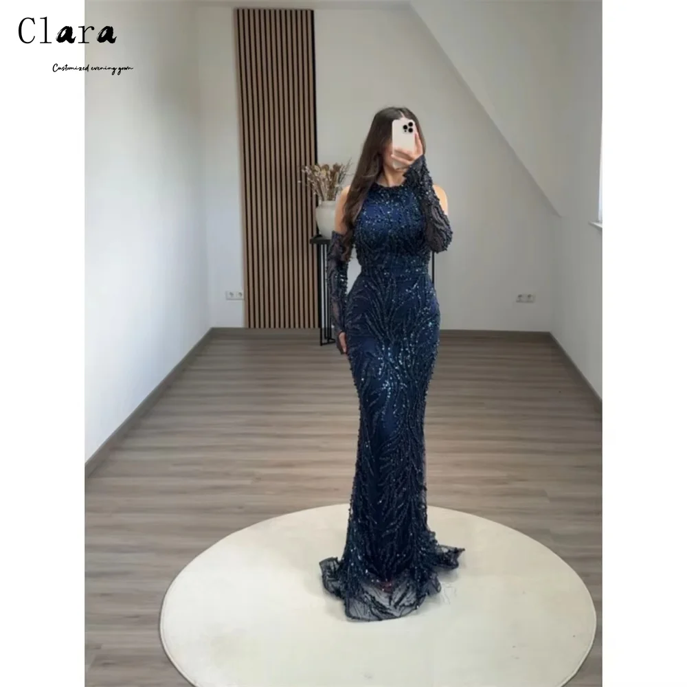 Clara Custom Fishtail Lace Embroidery Round Neck Elegant Long Party Dresses Evening Dresses Wedding Prom Dress Women's Ball Gown
Clara Custom Fishtail Lace Embroidery Round Neck Elegant Long Party Dresses Evening Dresses Wedding Prom Dress Women's Ball Gown