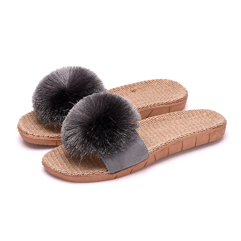 Hairball Linen Platform Women's Slippers House Summer Designer Shoes Girls Flats Casual Hemp Elegant Indoor Slides Open Toe Soft
Hairball Linen Platform Women's Slippers House Summer Designer Shoes Girls Flats Casual Hemp Elegant Indoor Slides Open Toe Soft