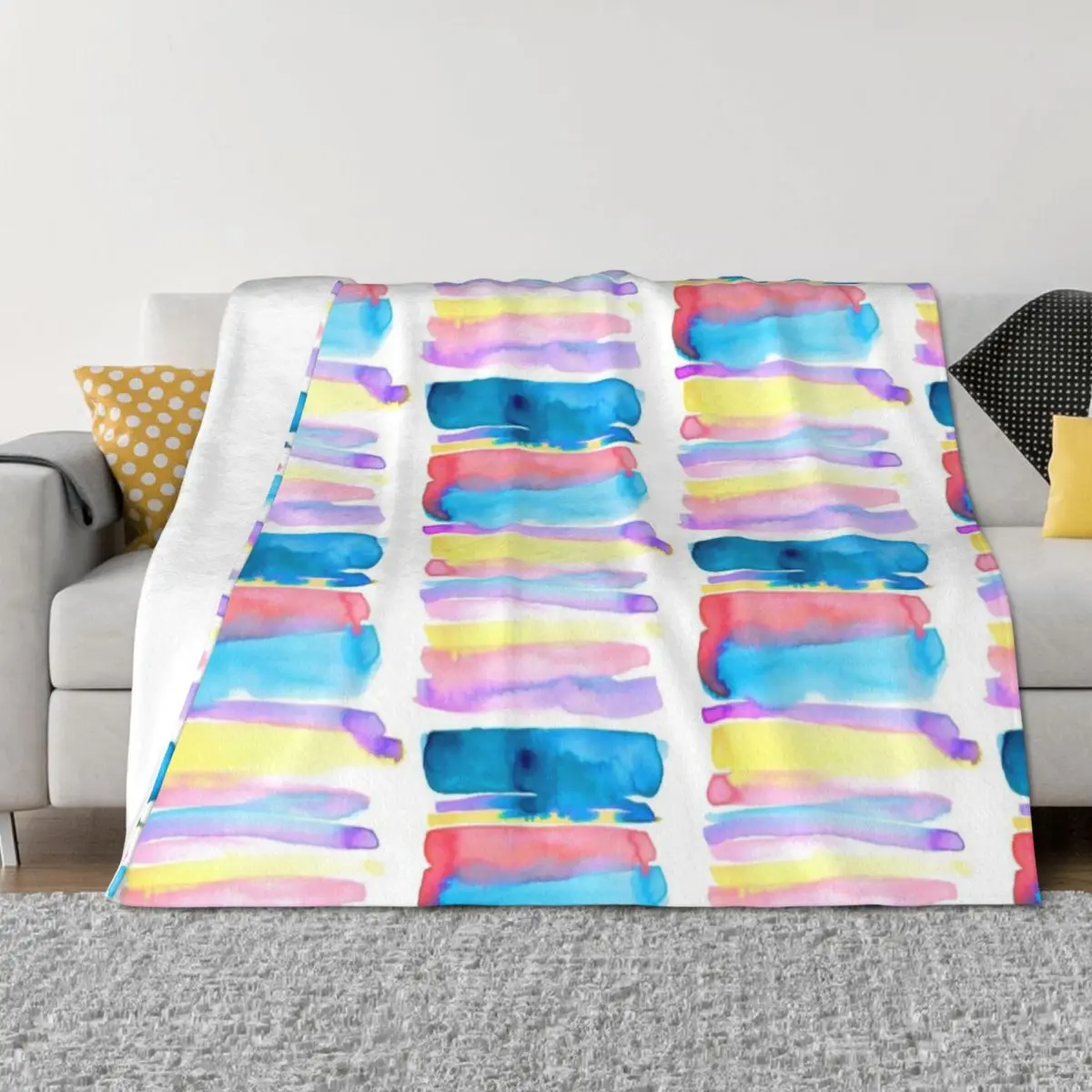 Watercolour Texture Brush Strokes Throw Blanket Winter beds Fashion Sofas Soft Plaid Sleeping Bag Blankets
Watercolour Texture Brush Strokes Throw Blanket Winter beds Fashion Sofas Soft Plaid Sleeping Bag Blankets