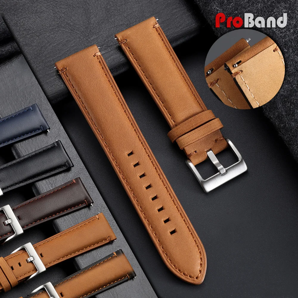 Quick Release Premium Genuine Leather Watch Band 20 22 24mm Retro Women Men Universal Replace Strap for Seiko Bracelet for Rolex
Quick Release Premium Genuine Leather Watch Band 20 22 24mm Retro Women Men Universal Replace Strap for Seiko Bracelet for Rolex