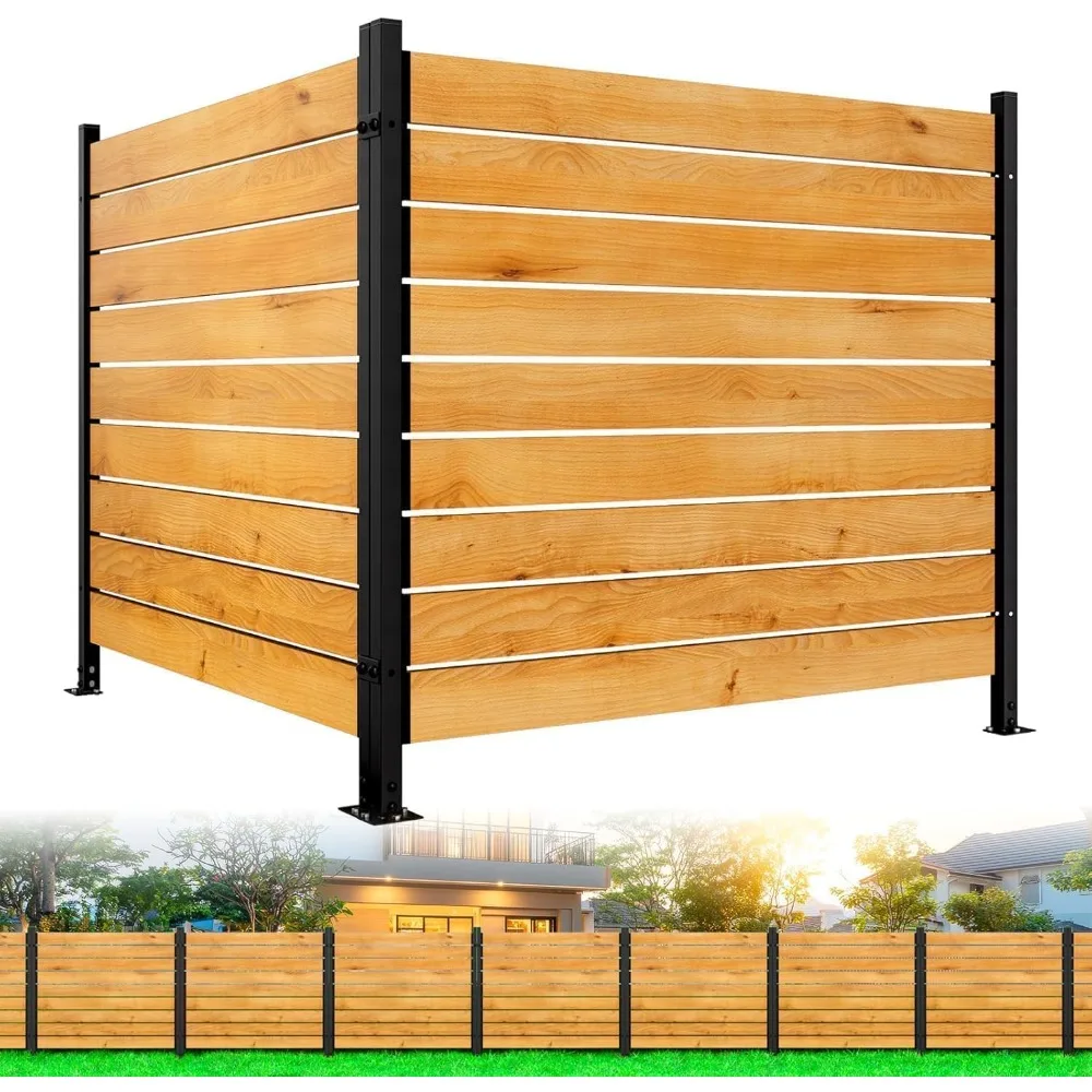 2 Panels No Dig Wooden Privacy Fence Screen, 42 H X 40 W Outdoor Air Conditioner Fences, Hide Trash Bins Or Ac Units, Decorative
2 Panels No Dig Wooden Privacy Fence Screen, 42 H X 40 W Outdoor Air Conditioner Fences, Hide Trash Bins Or Ac Units, Decorative