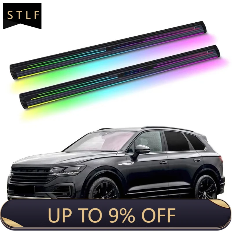 Electric Running Boards Retractable Aluminum Alloy Neon LED Lights For VW Touareg 2019+ SUV Side Steps with Carry Bag
Electric Running Boards Retractable Aluminum Alloy Neon LED Lights For VW Touareg 2019+ SUV Side Steps with Carry Bag