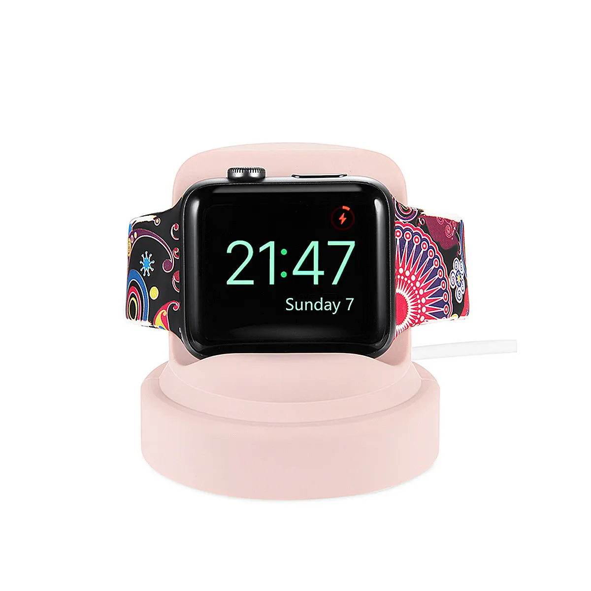 Charging Stand Dock for All Series 1-8 38Mm 40Mm 41Mm 44Mm 45Mm 49Mm Models Silicone Nightstand Desk Holder with
Charging Stand Dock for All Series 1-8 38Mm 40Mm 41Mm 44Mm 45Mm 49Mm Models Silicone Nightstand Desk Holder with