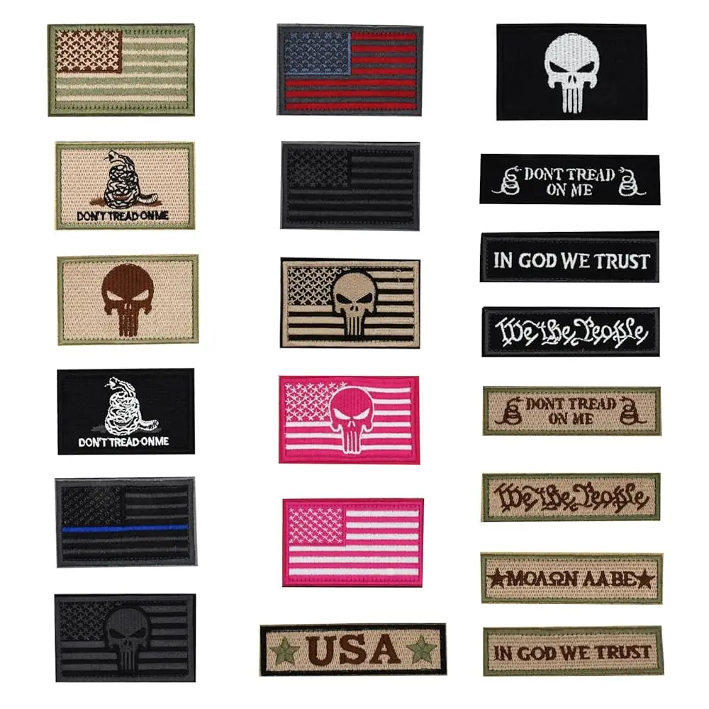 20 Pieces Patches Tactical Morale Full Embroidery Patch Set,Military Funny Patch Full Embroidered Appliques for Tactical Gear
20 Pieces Patches Tactical Morale Full Embroidery Patch Set,Military Funny Patch Full Embroidered Appliques for Tactical Gear