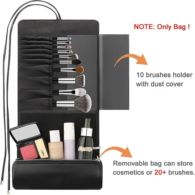 Women's Makeup Brush Bag Rolling Cosmetic Brushes Protector Leather Case Beauty Tools Pouch Holder Storage Organizer Gift
Women's Makeup Brush Bag Rolling Cosmetic Brushes Protector Leather Case Beauty Tools Pouch Holder Storage Organizer Gift