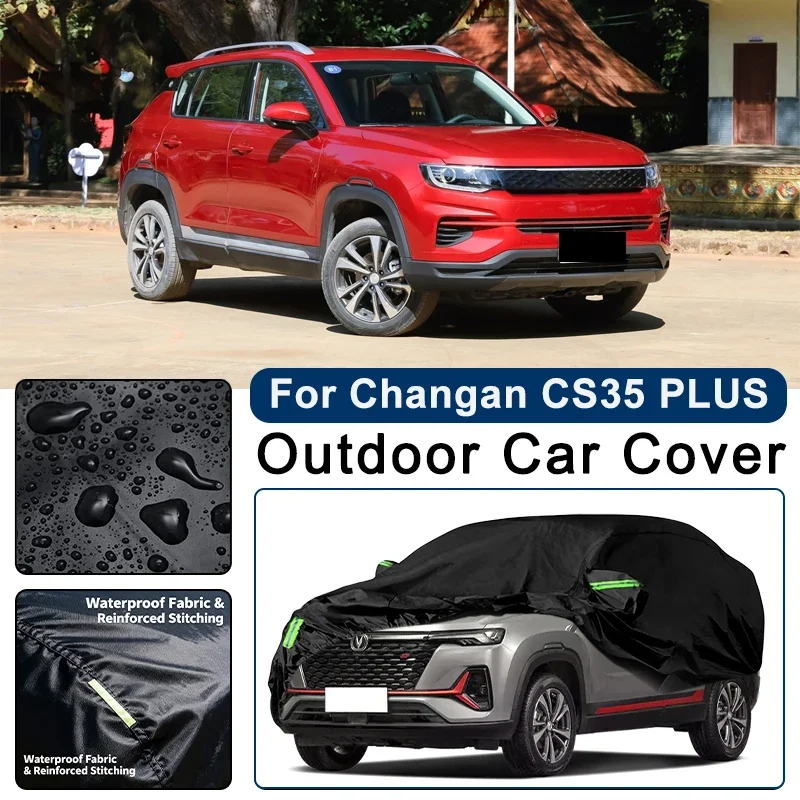 Outdoor Car Cover Waterproof Dustproof UV Sun Protection, Full Car Protector Exterior Accessory For Changan CS35 PLUS 2018-2026
Outdoor Car Cover Waterproof Dustproof UV Sun Protection, Full Car Protector Exterior Accessory For Changan CS35 PLUS 2018-2026