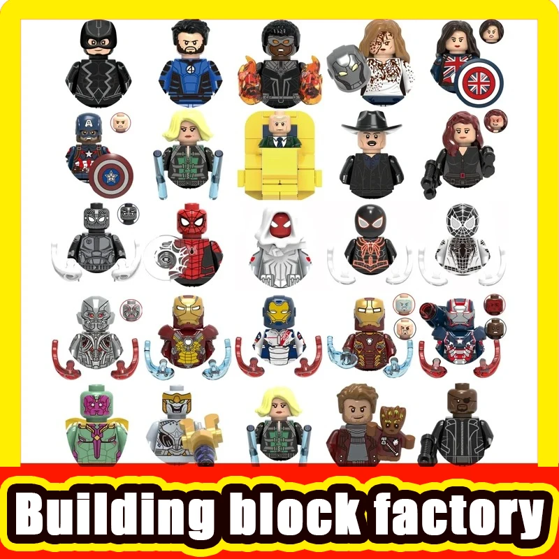 Hot toy Marvel Iron Man Spider-Man Building Blocks Mini Brick Toy Adult doll Children's birthday Building Blocks gift
Hot toy Marvel Iron Man Spider-Man Building Blocks Mini Brick Toy Adult doll Children's birthday Building Blocks gift