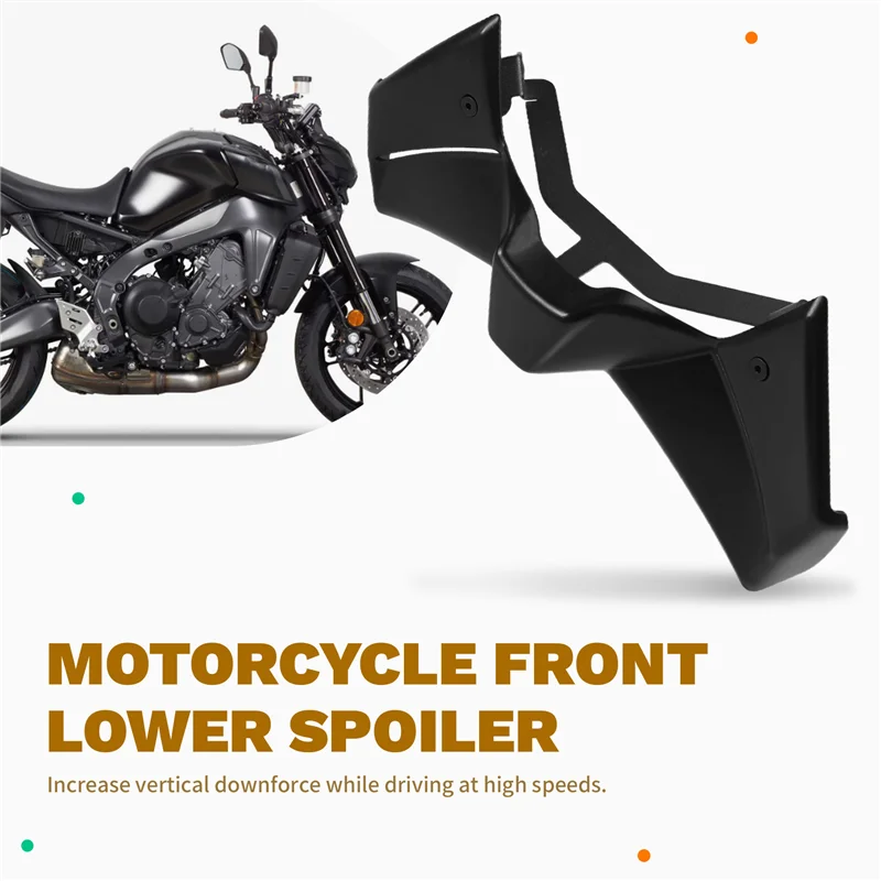 Motorcycle Front Spoiler Wing Fairing Downforce Aerodynamic Winglet For Yamaha MT-09 MT09 2024-2025 Black
Motorcycle Front Spoiler Wing Fairing Downforce Aerodynamic Winglet For Yamaha MT-09 MT09 2024-2025 Black