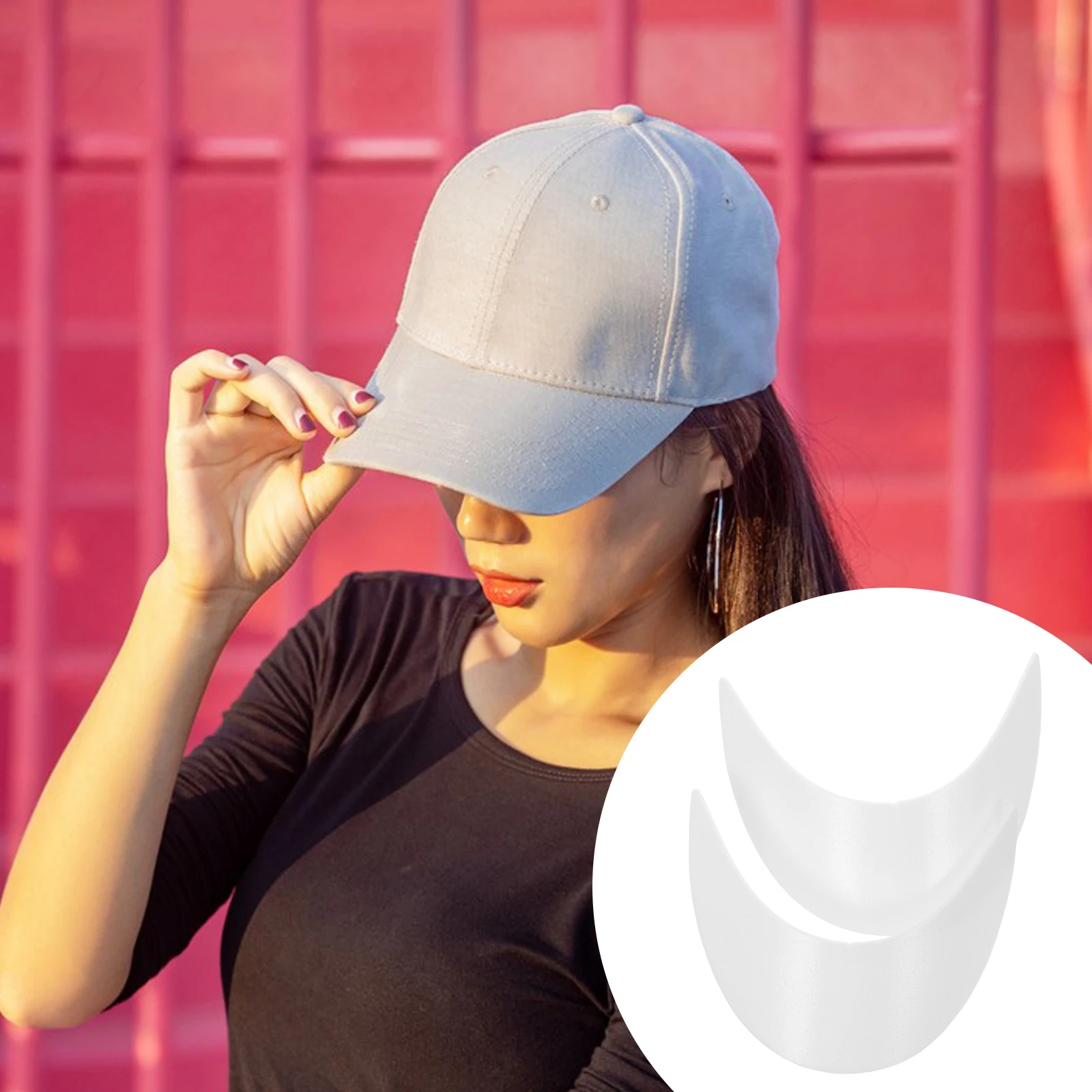2Pcs Hat Brim Inserts Plastic 15 5x5 8cm Sun Protection Cap Shaper Baseball Tennis Visor Replacement Hat Making Supplies
2Pcs Hat Brim Inserts Plastic 15 5x5 8cm Sun Protection Cap Shaper Baseball Tennis Visor Replacement Hat Making Supplies