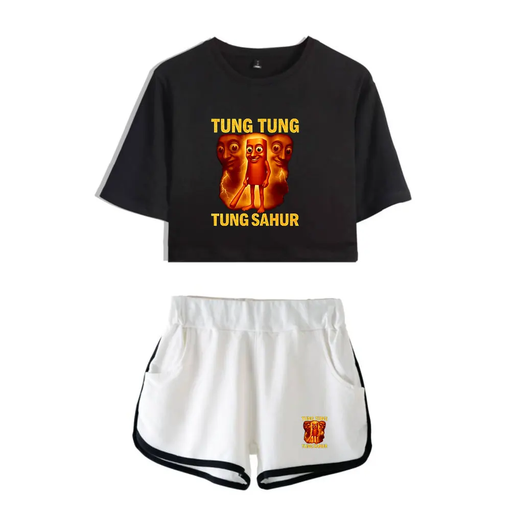 TUNG TUNG TUNG SAHUR Merch Топы Комплект из двух предметов Шорты + милая футболка Harajuku Уличная одежда Комплекты для девочек Повседневная одежда
TUNG TUNG TUNG SAHUR Merch Топы Комплект из двух предметов Шорты + милая футболка Harajuku Уличная одежда Комплекты для девочек Повседневная одежда